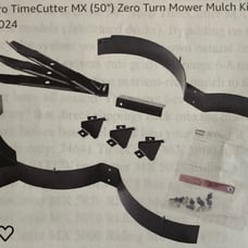 OEM Toro TimeCutter MX 50” zero Turn Mower Mulch Kit ~ 79024 ~