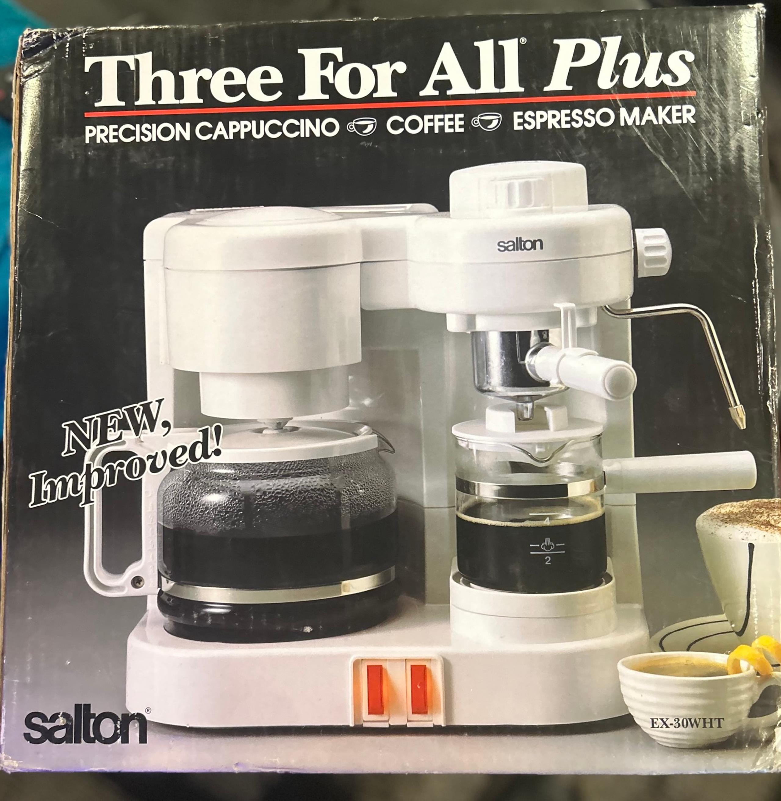 Three in one coffee maker