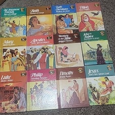 BibLearn Series Childrens Bible Books 1970's 12 Hardcover Vintage Lot