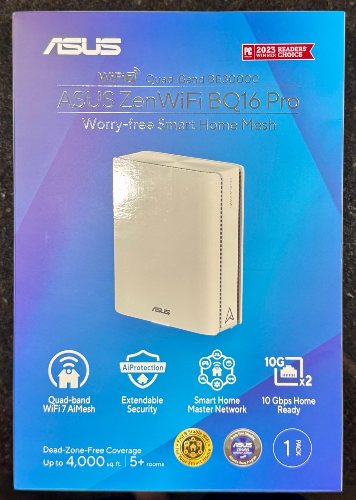 ASUS ZenWiFi BQ16 Pro Quad-band WiFi 7 Mesh Router (lot of 3)