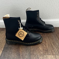 Dr. Martens Vegan 1460 14045 Smooth Black Combat Boot
