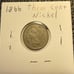 1866 Three Cent Nickel. Amazing Quality. + Free 1943 Steel Cent Gift.