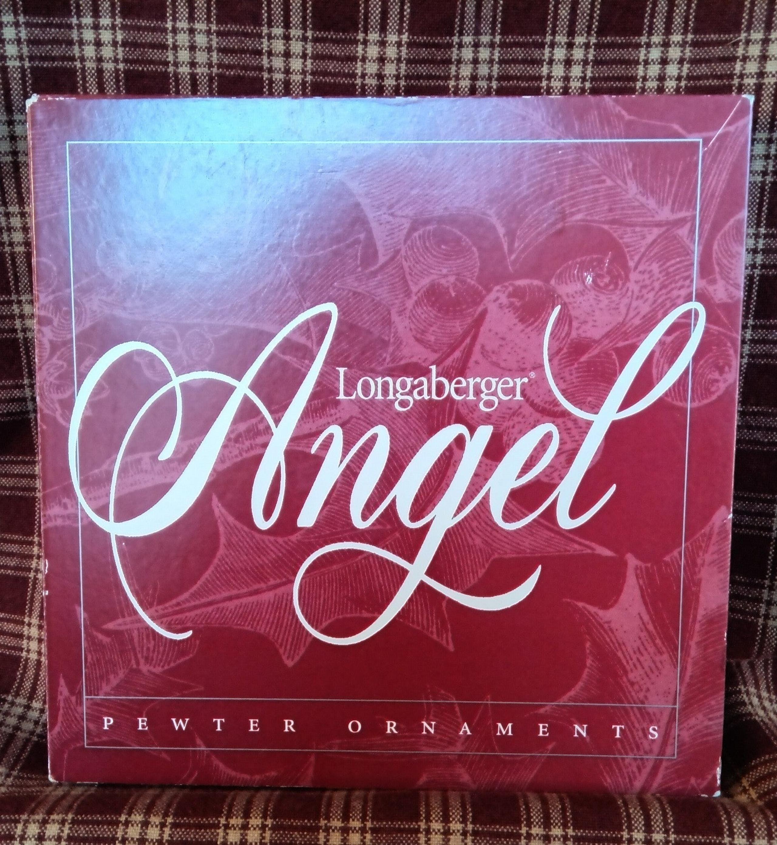 Longaberger 1999 Set Of 4 Angel Pewter Ornaments
