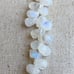 6*10mm natural tear drop moonstone strand