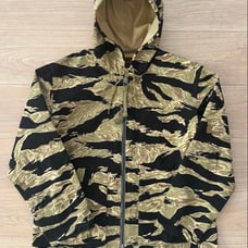 Buzz Rickson's Gold Tiger Camo Jacket Hoodie Camouflage Military