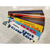 Lot of 22 Movie Theater Box Office Mylar Banners 11.5 x2.5” Authentic Two-Sided