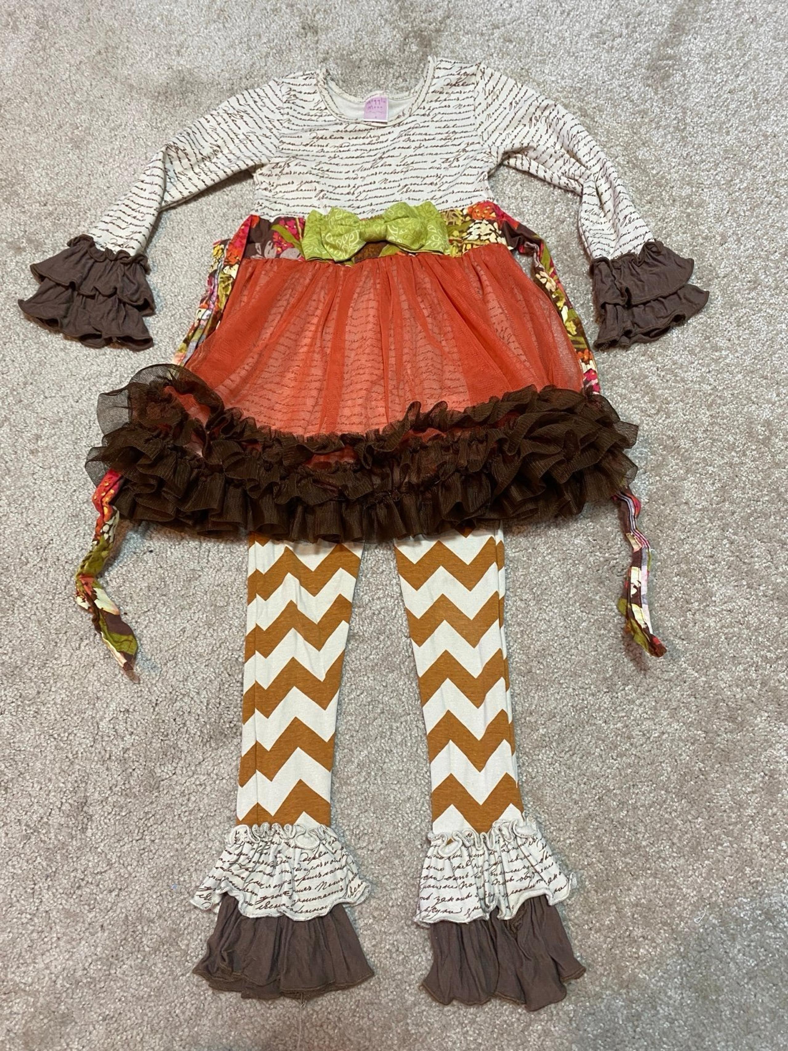 Giggle Moon girls fall outfit size 4