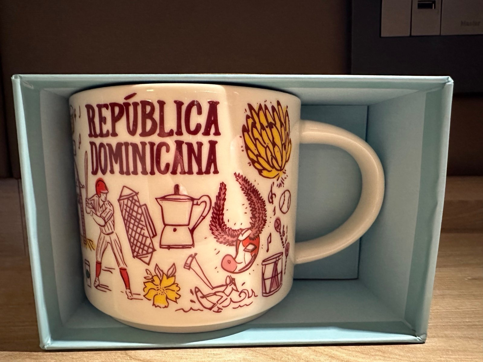 Starbucks Dominica Republic BEEN THERE mug. Brand new w/SKU
