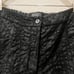 Oska Wool Cropped Wide Leg Black Textured Pants, Size 10-12, Langenlook,