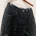 Oska Wool Cropped Wide Leg Black Textured Pants, Size 10-12, Langenlook,