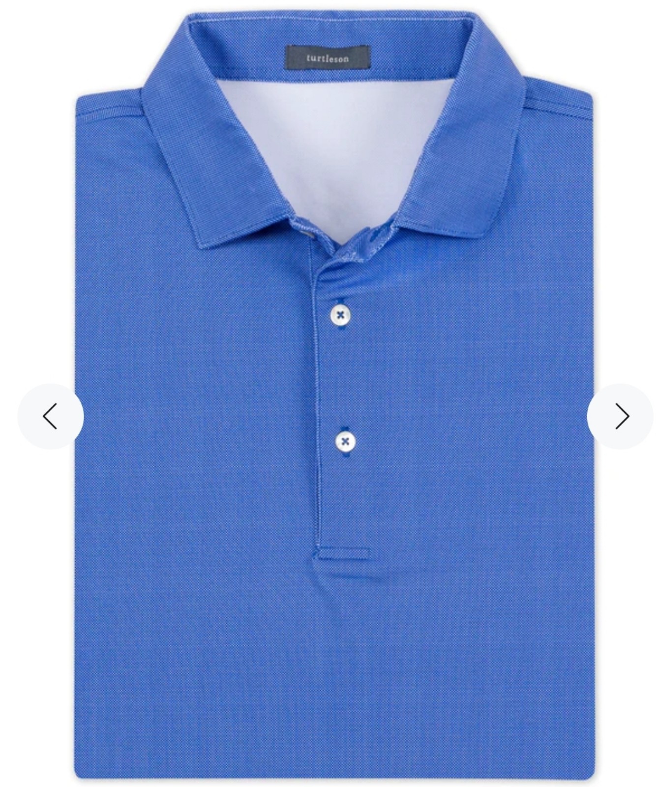 Mens large turtleson bladwin check performance polo