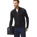 Michael Kors Black Full Zip Sweater 100% Cotton crew neck