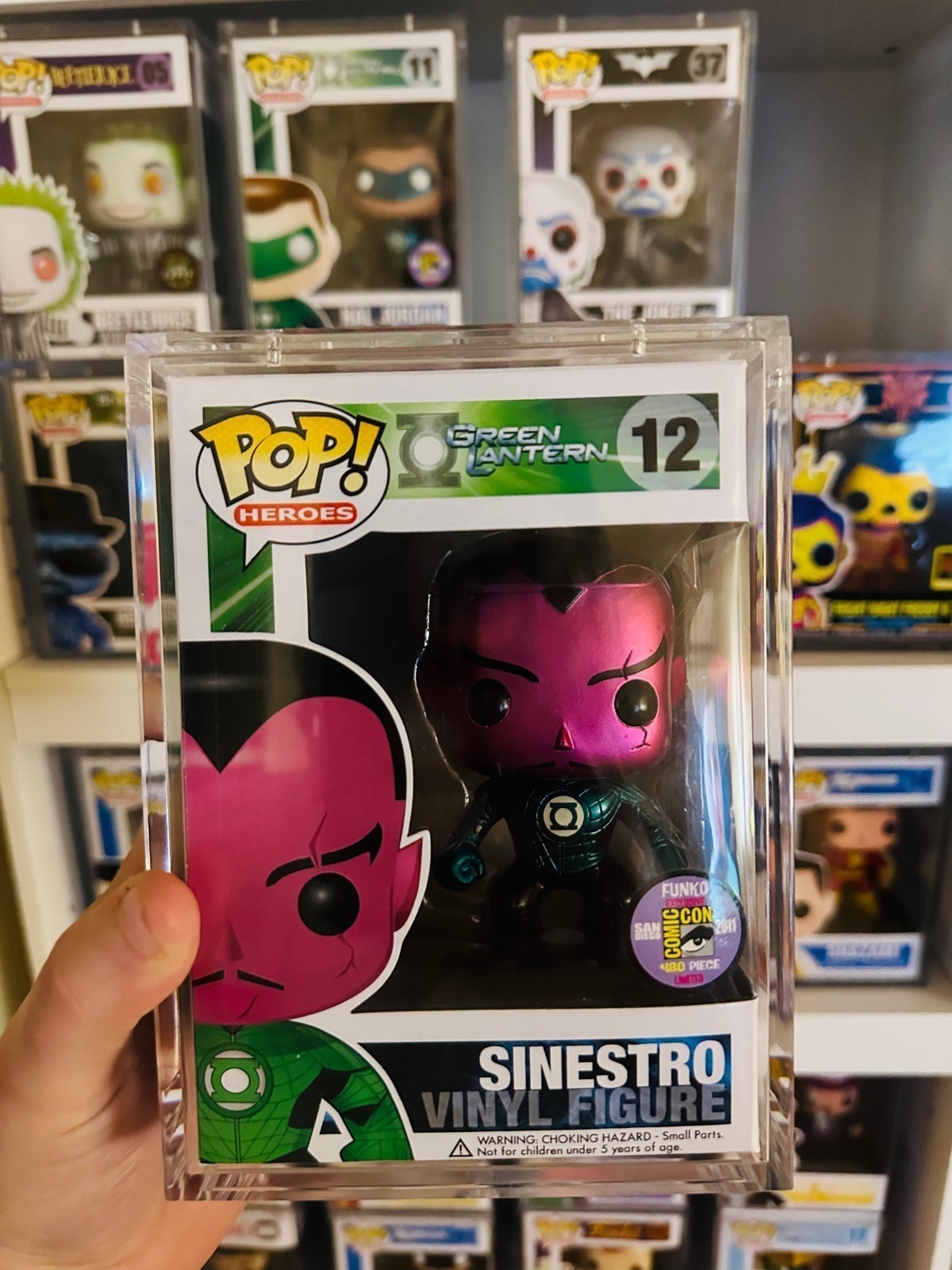 Metallic Sinestro Funko SDCC 2011 - AMAZING CONDITION