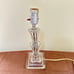 Vintage Crystal/Glass Cut Lamp Marked DEAL 250V Tested & Works