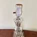 Vintage Crystal/Glass Cut Lamp Marked DEAL 250V Tested & Works