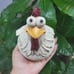 Garden Chicken Statues Farm Art Backyard Rooster Sculpture Courtyard Decoration