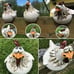 Garden Chicken Statues Farm Art Backyard Rooster Sculpture Courtyard Decoration
