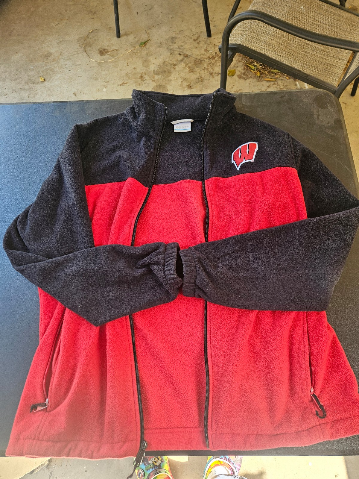 Wisconsin Badgers Columbia Zip-Up Jacket