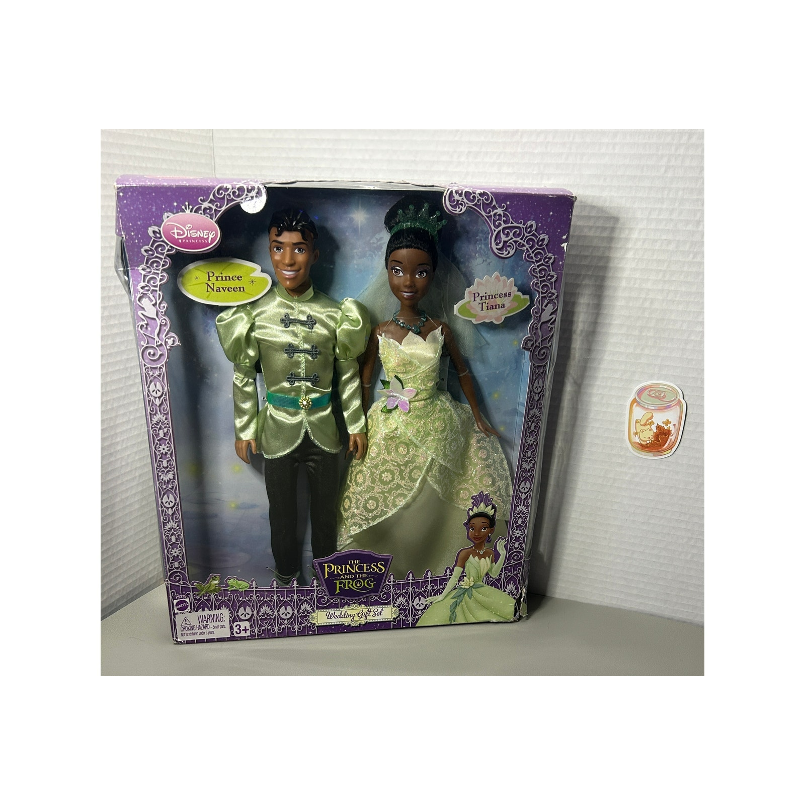 Disney Princess & the Frog Tiana & Prince Naveen Dolls Wedding Set