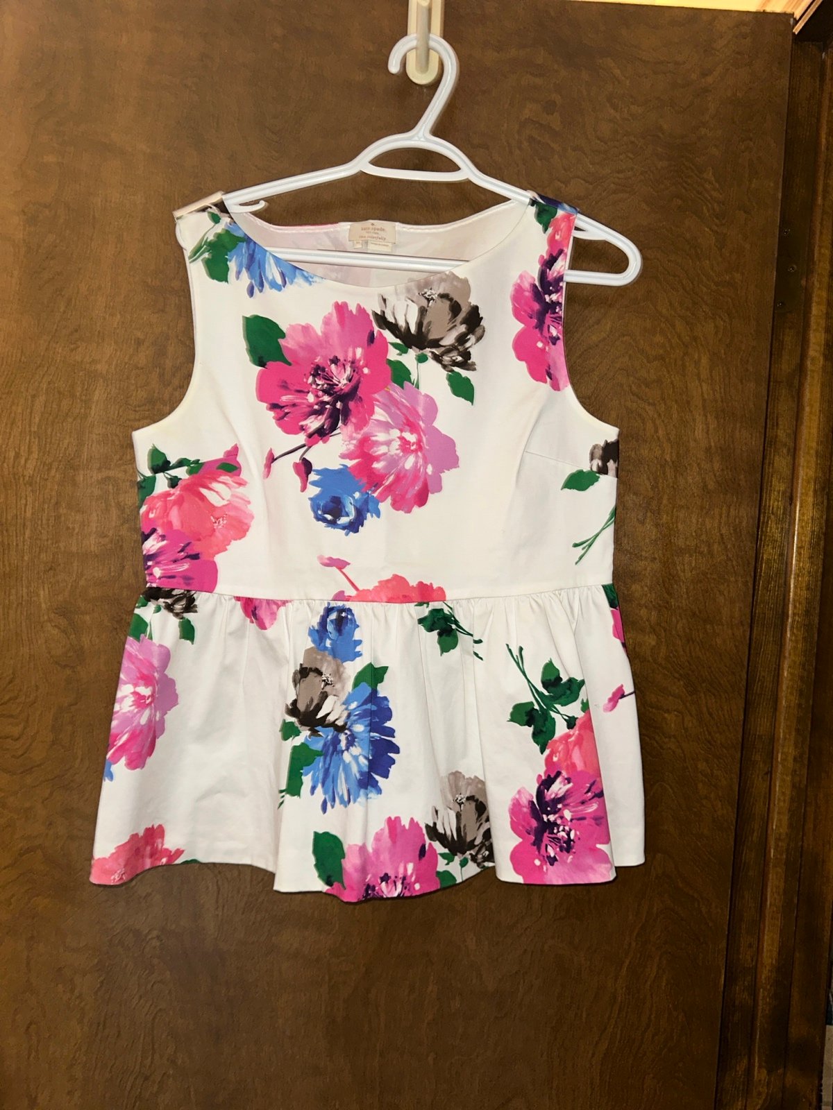 Kate spade NY Thalia Pink Blooms top