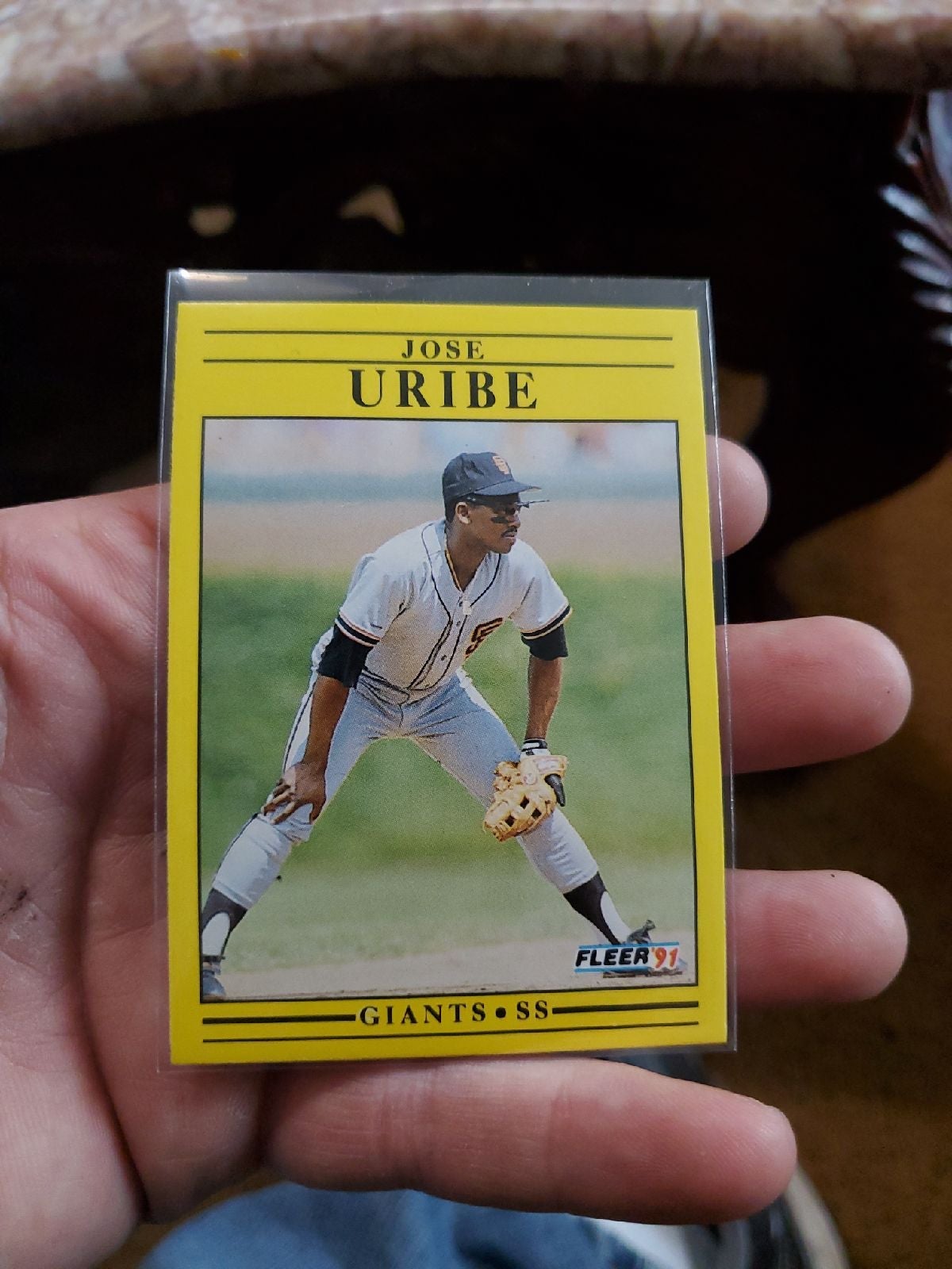 1991 Rare fleer 91 jose uribe #275