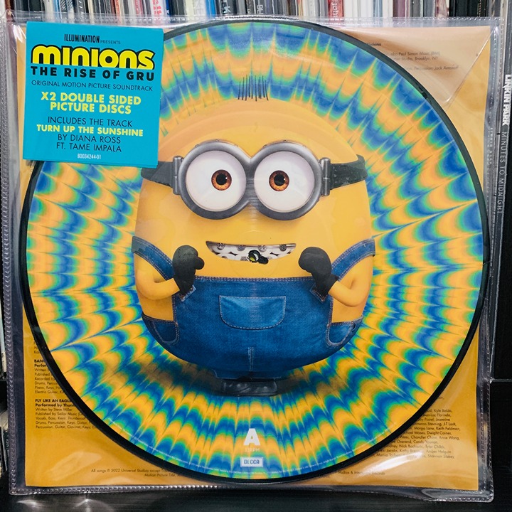 Minions: The Rise of Gru - Original Soundtrack Picture Disc Vinyl LP New Sealed