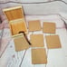 Enhance Your Home Décor with a Set of 6 Decorative Coasters Featuring Beautiful