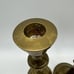 Vintage Brass Tassel Rope Taper Candle Holder Pair 9.75” Mantel Centerpiece MCM