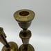 Vintage Brass Tassel Rope Taper Candle Holder Pair 9.75” Mantel Centerpiece MCM