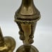 Vintage Brass Tassel Rope Taper Candle Holder Pair 9.75” Mantel Centerpiece MCM