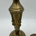 Vintage Brass Tassel Rope Taper Candle Holder Pair 9.75” Mantel Centerpiece MCM
