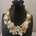 Bloomingdale's Cream Colored Iridescent Shell & Bead Choker