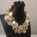 Bloomingdale's Cream Colored Iridescent Shell & Bead Choker