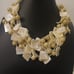 Bloomingdale's Cream Colored Iridescent Shell & Bead Choker