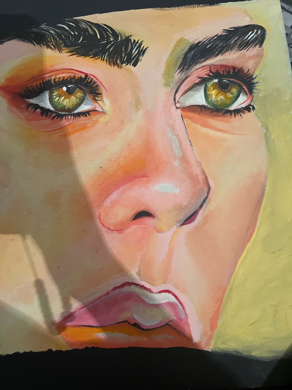 Painting-Hazel-eyed Beauty