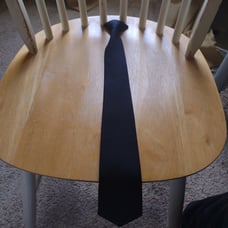 Men's black tie Louis Martin nwot