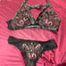 KILLSTAR Red & Black Baphomet Bondage Bra & Panty