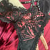 KILLSTAR Red & Black Baphomet Bondage Bra & Panty