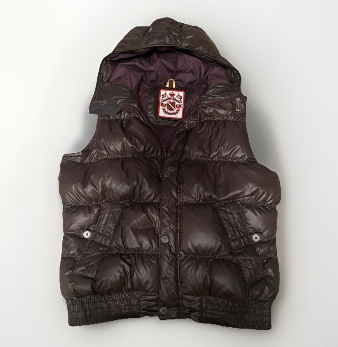 Helly Hansen Medium hooded Down Puffer Vest Down goose Jacket Women vintage