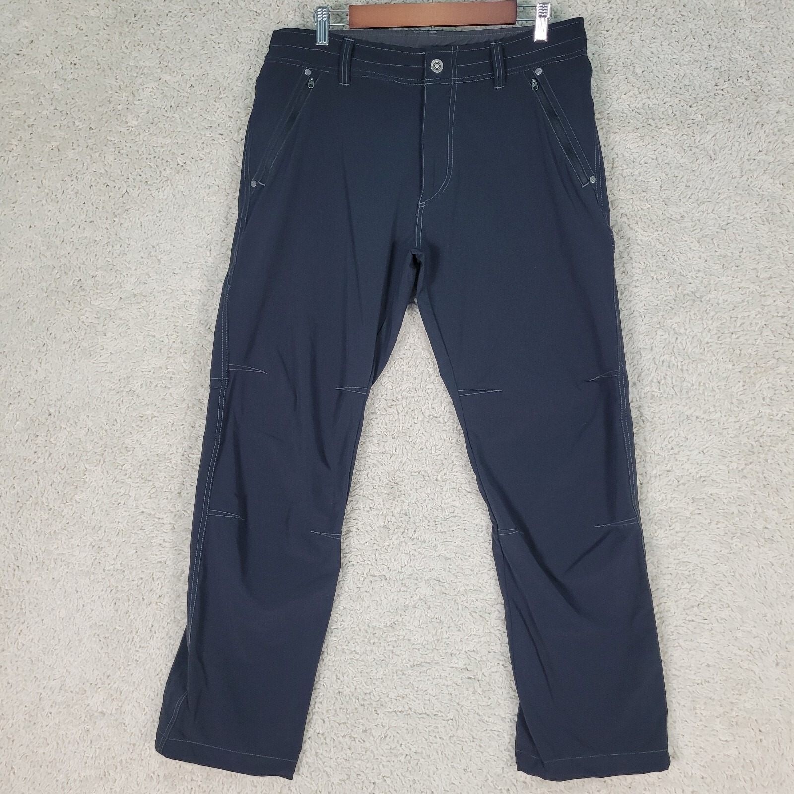 Kuhl Black Raid Legendary Cargo Pants Men's Size 36 x 30 Performance Hiking Camp