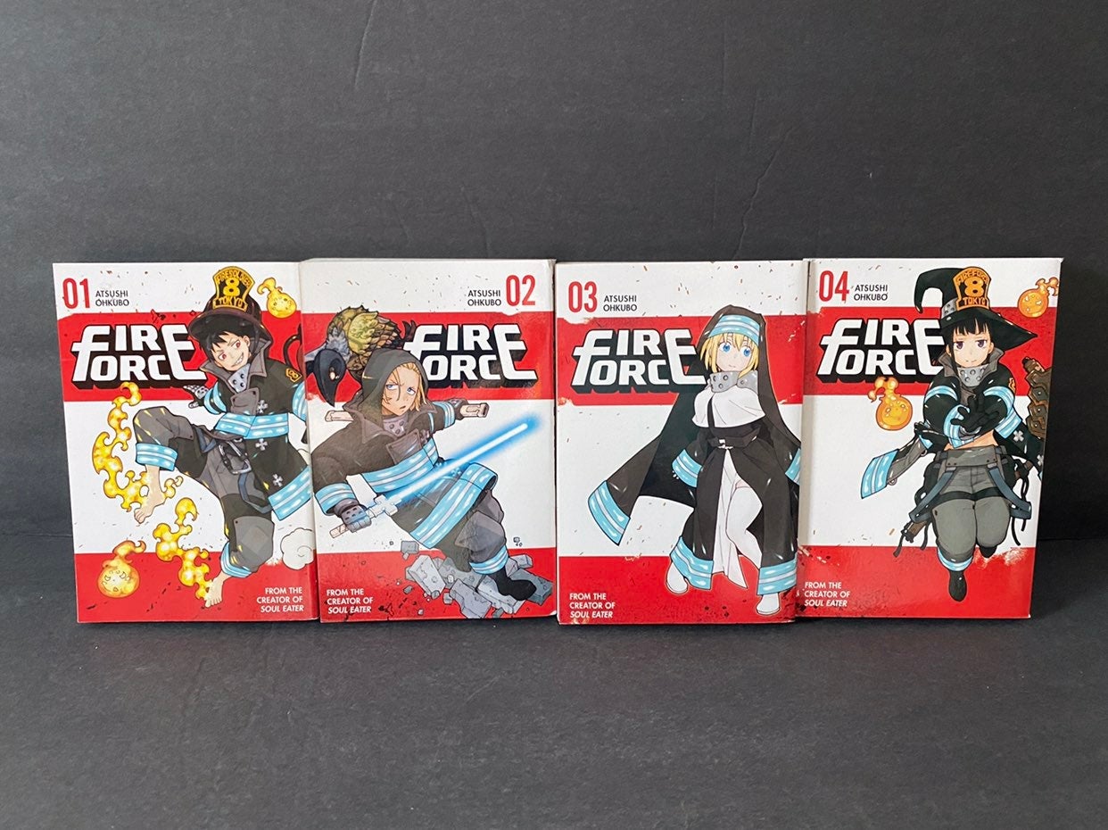 Fire force manga vol 1-4