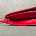 1980's Red Leather Purse from Nordstrom Red Clutch Crossbody Handbag or Shoulder