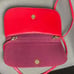 1980's Red Leather Purse from Nordstrom Red Clutch Crossbody Handbag or Shoulder