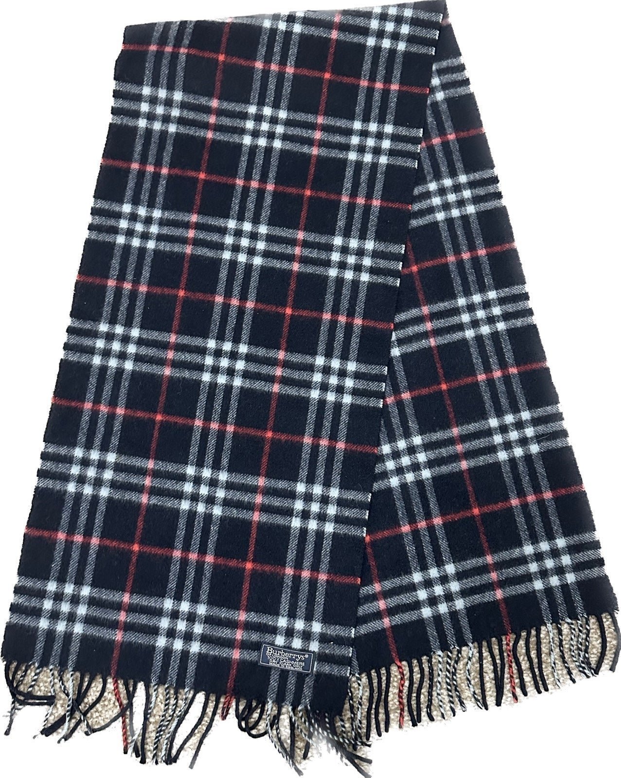 Burberry London Cashmere Scarf Blue