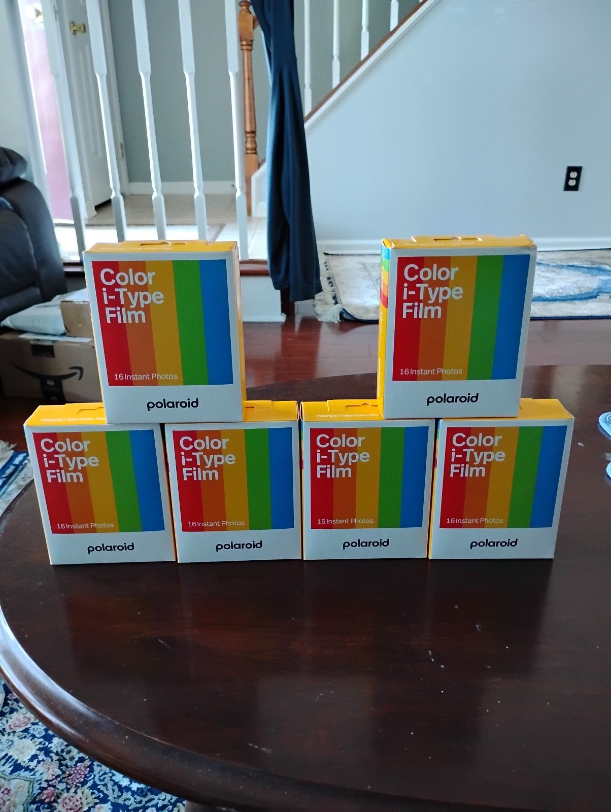 Polaroid Instant Color I-Type Film Case of 6 in factory case 96 prints total