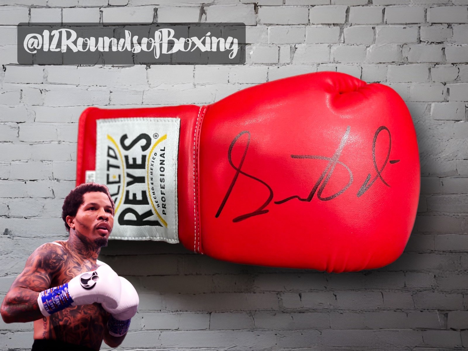 Signed Gervonta “Tank” Davis Glove