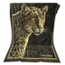 Vtg Biederlack Throw Blanket Leopard Cheetah Animal Print 78 x 54 Made In USA