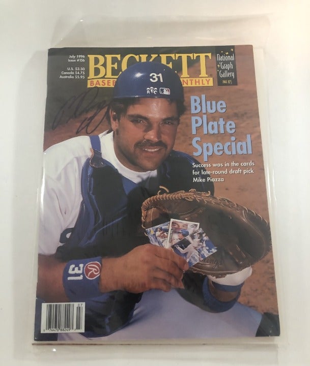 HOF Mike Piazza Autographed Beckett