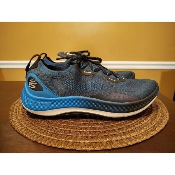 Under Armour UA Curry Spikeless Golf Shoes 3025072-001 - Cruise Blue Men's 8.5
