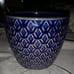 Handmade and Hand Carved Ceramic Flower Pot- One of a kind, made by me